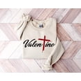 thumbnail image 1 of Lover Valentines Funny Holiday Couple Heart Hugs Kisses Gift Sweatshirt All Size S-5Xl, 1 of 5