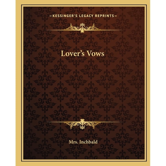 Lover's Vows (Paperback)