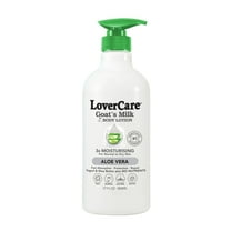LoverCare goat's milk body lotion 3x moisturising Aloe Vera 27 fl oz 800 ml
