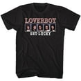 thumbnail image 1 of Loverboy Get Lucky Black Adult T-Shirt, 1 of 2