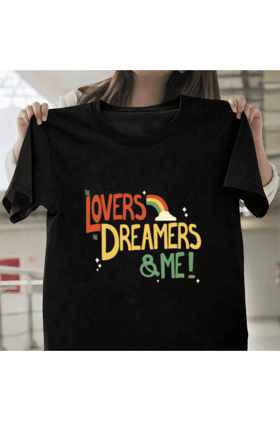 Lovers And Dreamers Rainbow Connection Kermit Muppet Lyric Art Unisex T-Shirt, up to size 3XL.