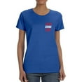 thumbnail image 1 of Lovers Gonna Love Women Royal Blue T-Shirt, Female x-Large, 1 of 3