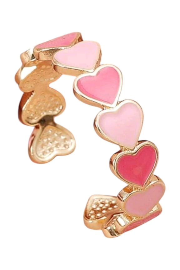 Lovers Lane One Size Adjustable Heart Ring