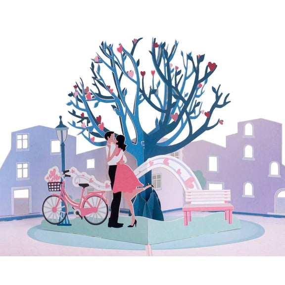 Lovers Pop Up Card