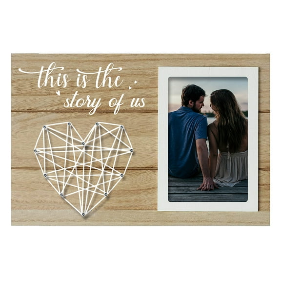 Lovers Romantic Picture Frame Engagement Wedding Gifts for Engaged Couples Honeymoon Trip Photo Frame - This is The Story