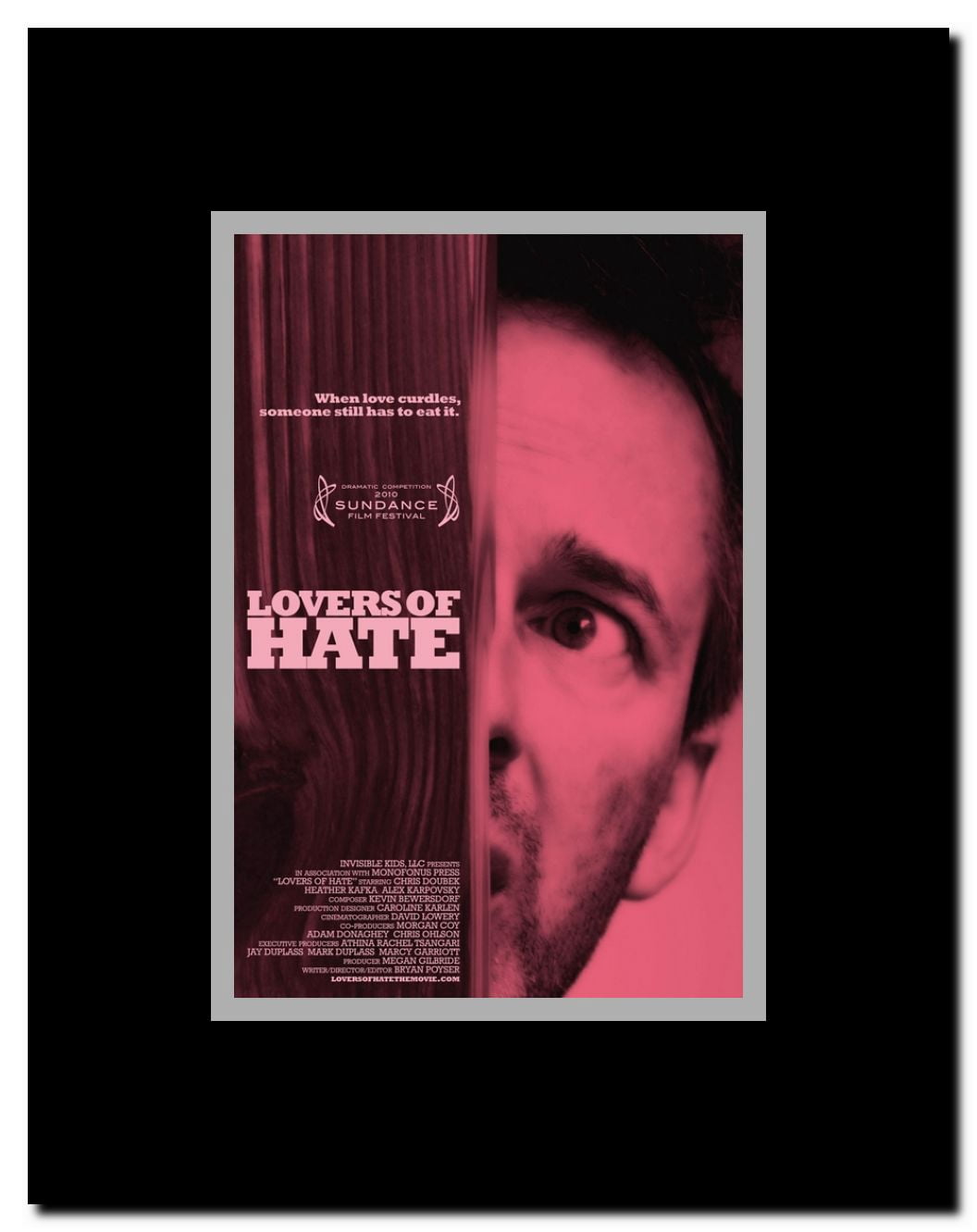 Lovers of Hate Framed Movie Poster