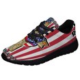 thumbnail image 1 of Loves Jesus And America Too Shoes Sneakers Black Size 8, 1 of 7