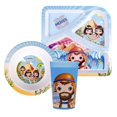 thumbnail image 1 of He Loves Me Kids Feeding Moses 3 Piece Set Toddler Dishes Multicolor, BPA Free, Kids Dinnerware Includes Round Bowl, Divided Plate and Children’s Tumbler Cup Gift for Birthdays & Graduations, 1 of 7