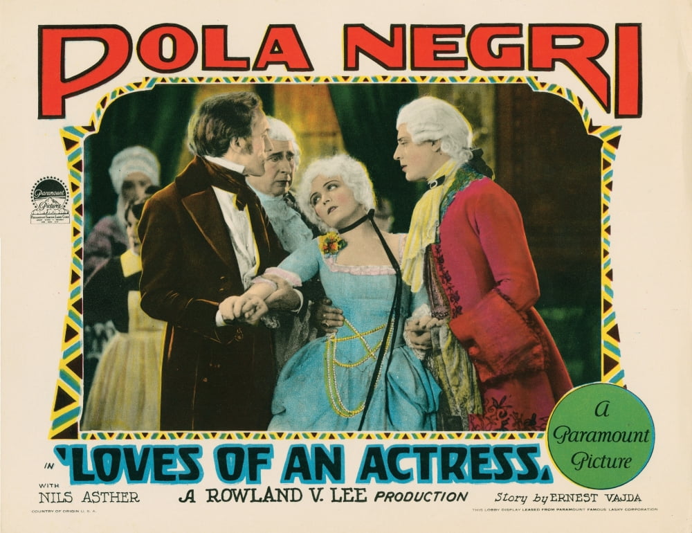Loves Of An Actress Canvas Art - (28 x 22)