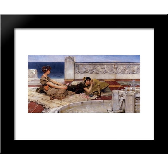Loves Votaries 20x24 Framed Art Print by Alma-Tadema, Sir Lawrence