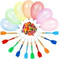 thumbnail image 1 of LovesTown Carnival Games Darts, 500Pcs Circus Decorations, Christmas Balloons, Water Balloons with 10Pcs Darts for Carnival Party Supplies, 1 of 10