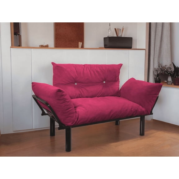 Loveseat - Linen/Modern/Small Space for Living Room
