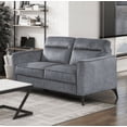 thumbnail image 1 of Loveseat - Linen Modern for Small Space Living Room, 1 of 9