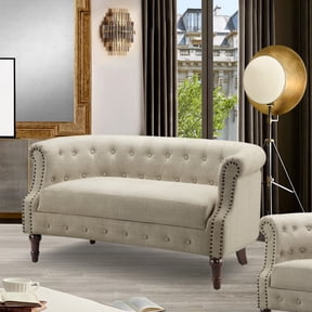 Loveseat Sofa for Living Room - Long Couch in a Box, Love Seat for Small Area, Couches for Living Room