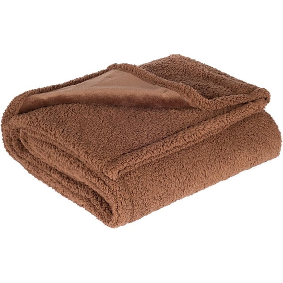 Loveshield Blanket, Stain-Proof Love Blanket for Couples, Waterproof Splash Blanket for Bed (Brown, L: 57x65 in)