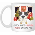 thumbnail image 1 of Lovesout Queensland Blue Heeler Dog 2025 Christmas Movies Watching Mug Personalized Name Gifts 2026 New Year Eve Coffee Cup White 11 oz, 1 of 5