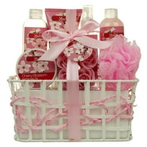 Lovestee Bath and Body Spa Gift Baskets for Women, Cherry Blossom