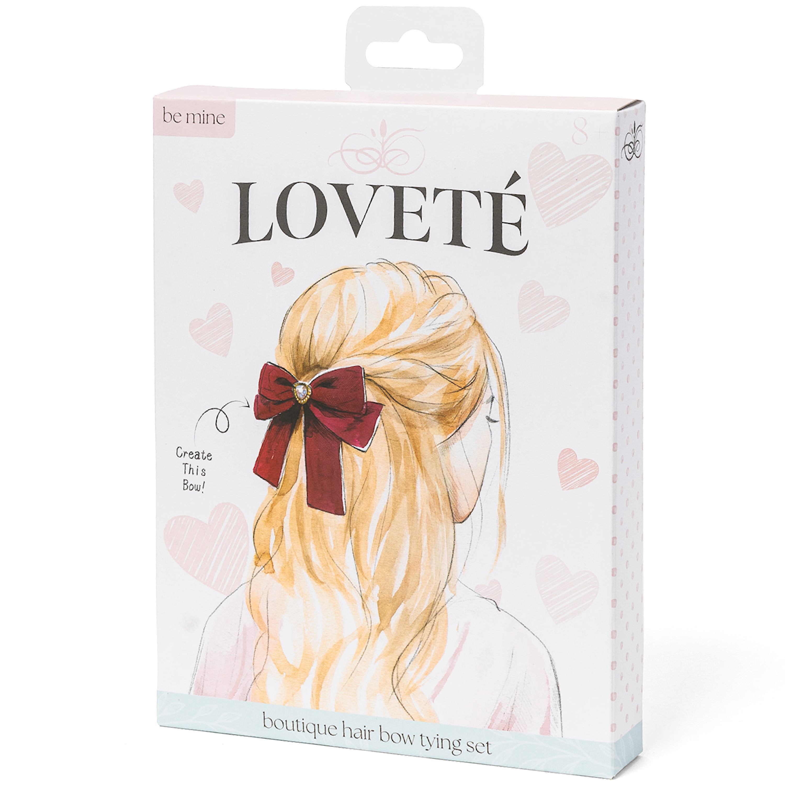Loveté Hair Single Bow Tying Sets – Be Mine, Novelty, for Child