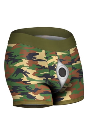 Strap On Boxer Harness Strapon Shorts for Sex Couples 28 - 32" Waist Camo