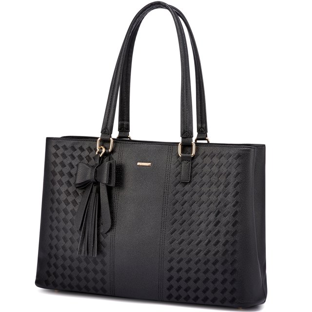 Lovevook 95% Pu Leather Waterproof Shoulder Bag, Black-Tassels