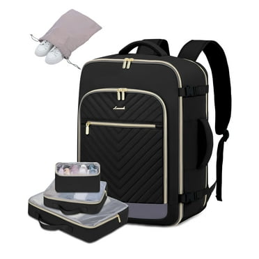 KEQIKAI Expandable Travel Laptop Backpack - Waterproof, USB Charging, Airline Approved Carry-On