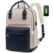 Lovevook Backpack Purses for Women,Vintage Women Teacher Laptop Backpack Nurse Bag, Multi-Function Work Travel Daypacks College Book Bag with USB Port