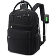 thumbnail image 1 of Lovevook Backpack Purses for Women,Vintage Women Teacher Laptop Backpack Nurse Bag, Multi-Function Work Travel Daypacks College Book Bag with USB Port, 1 of 8