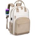 thumbnail image 1 of Lovevook Backpack Purses for Women, 15.6 Inch Laptop Backpack College Computer Bag, Multi-Functional Travel Work Bag Teacher Nurse Bag with USB Charging Port, 1 of 6