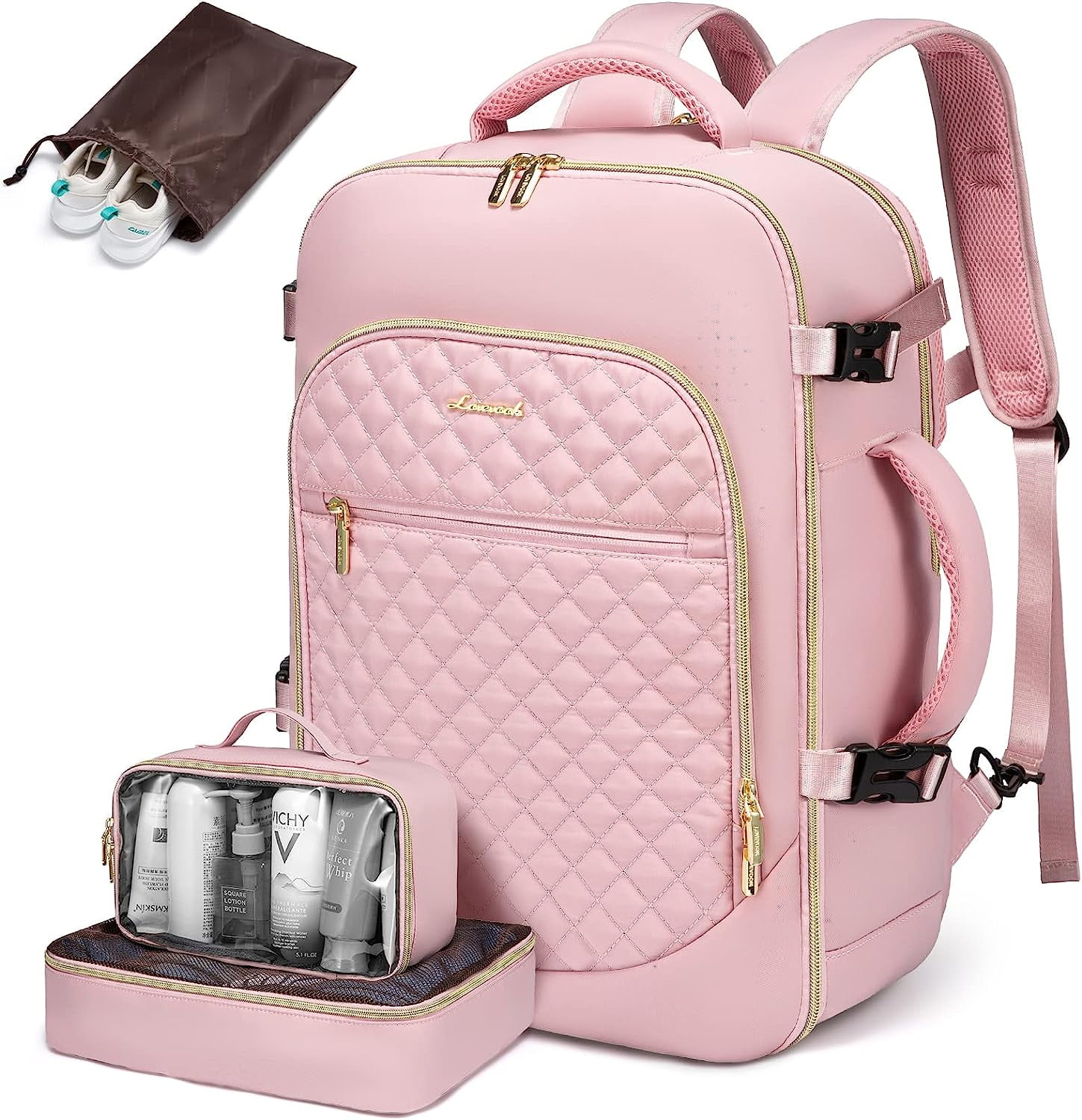 Lovevook Carry-on Luggage Backpack,Waterproof Travel Laptop Backpack ...
