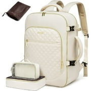 Lovevook Travel Laptop Backpack, Waterproof Carry-on Luggage Backpack Flight Approved Fit 17.3" Laptop,40L Suitcase Daypack Business College Weekend Overnight Bag with 3 Packing Cubes