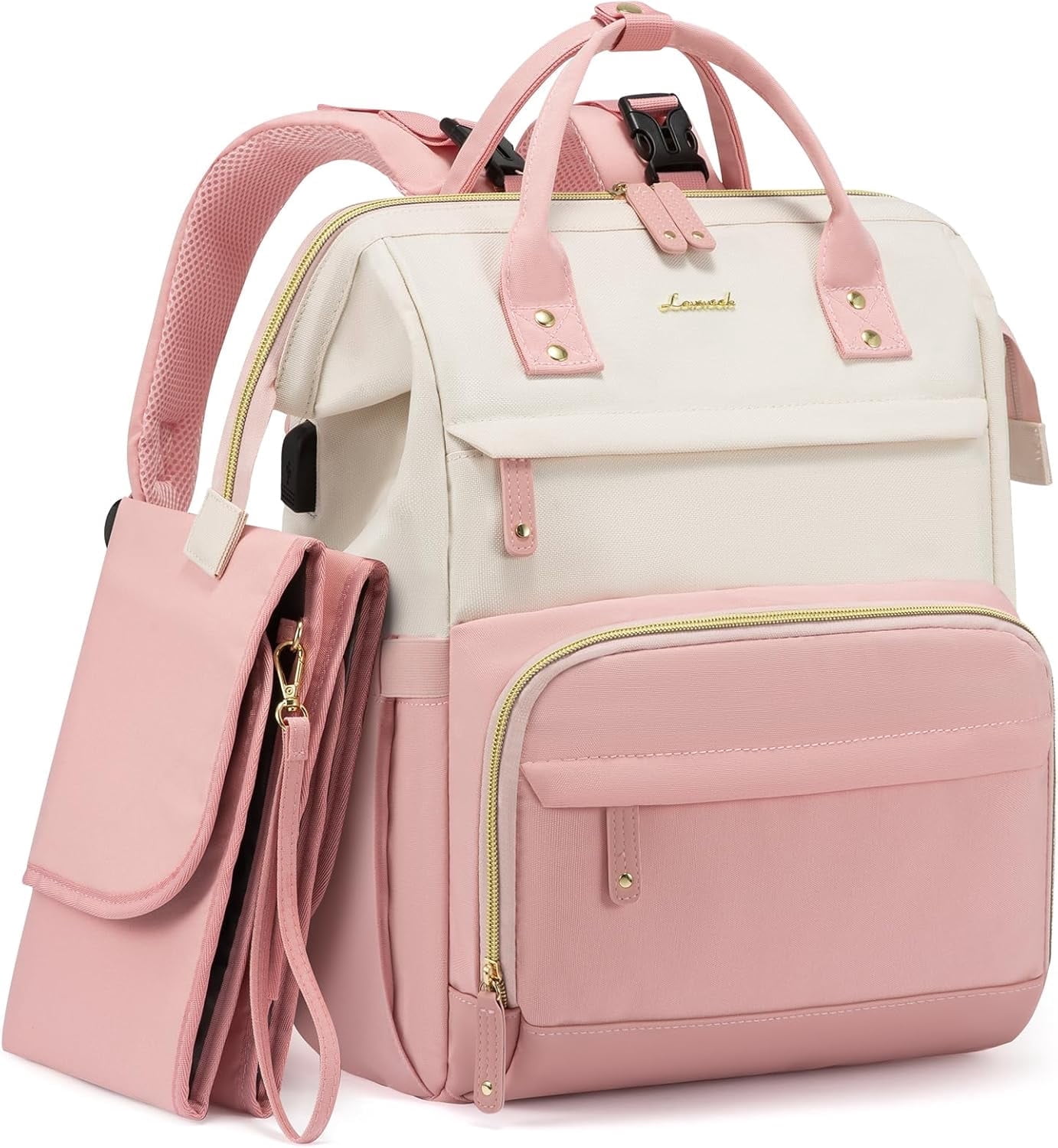 Lovevook Diaper Backpack,Large Diaper Bag Mummy Bag for New Mum Daddy,Convenient Work Travel Baby Bag for Office Mummy and Travel Essential Baby Shower