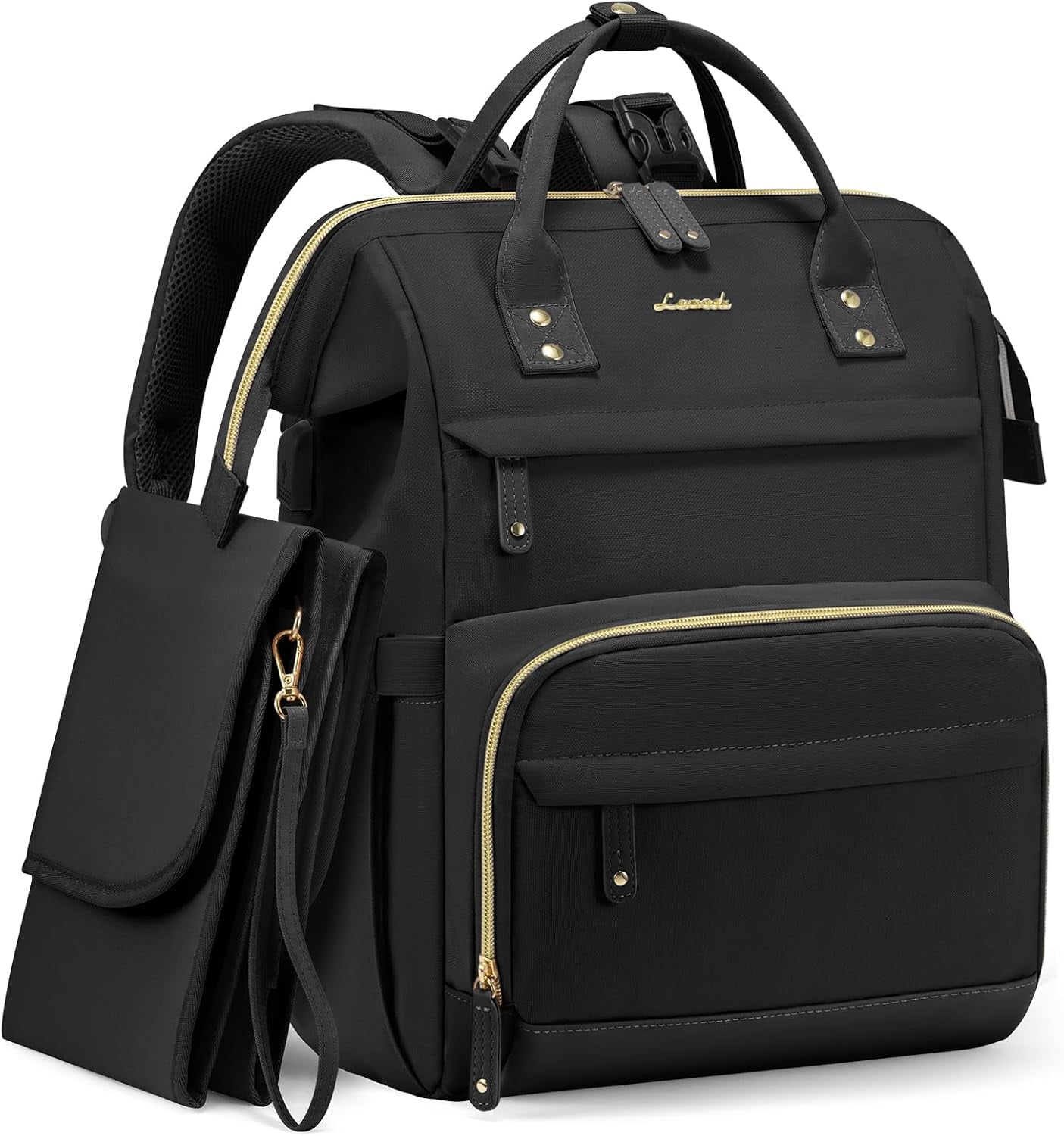 Lovevook Diaper Backpack,Large Diaper Bag Mummy Bag for New Mum Daddy,Convenient Work Travel Baby Bag for Office Mummy and Travel Essential Baby Shower