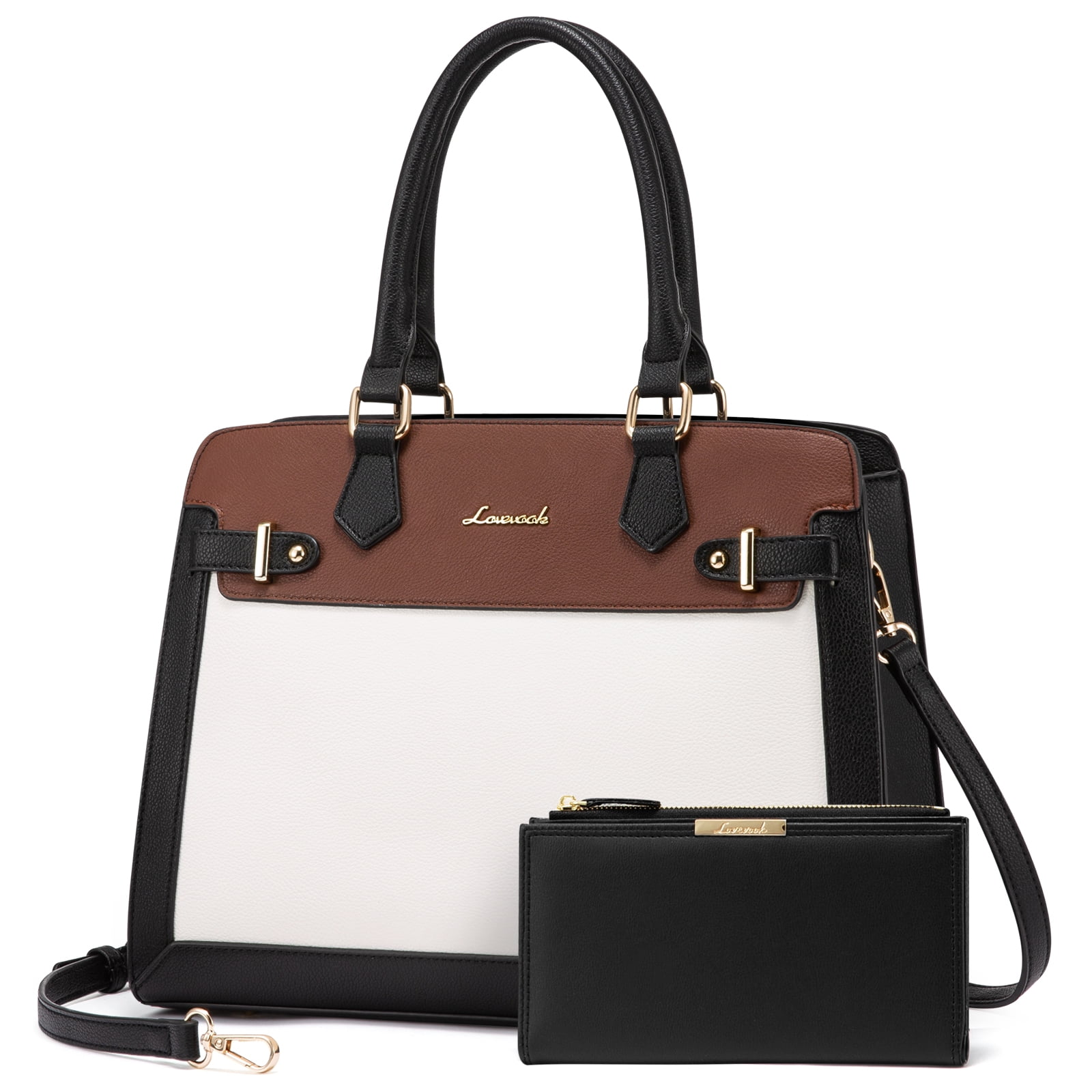 Lovevook Handbag and Purses for Women Elegant Tote Satchel Shoulder Bag for Daily Pu Leather Designer Bag with Top Handle for ladies