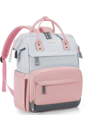 Laptop Backpack, 15.6" Women Work Backpack Purses with USB Port, Waterproof Casual Daypack Travel Backpack, Large Fashion Teacher Nurse College Bookbag