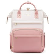 Lovevook Laptop Backpack, Pu Leather Women Backpack Purses, Work Travel College Study Computer Bag for 15.6in Laptop Teacher Backpack Nurse Bag