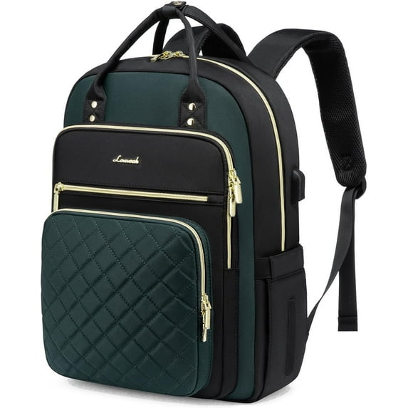 Lovevook Laptop Backpack Purses for Women,Nurse Teacher College Work Study Commuter Bag with 15.6 inch Laptop Compartment,Lightweight Travel Casual Daypacks With USB Port