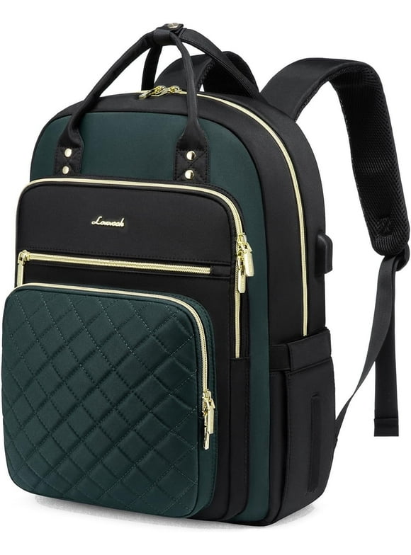 Laptop Backpack Purses for Women,Nurse Teacher College Work Study Commuter Bag with 15.6 inch Laptop Compartment,Lightweight Travel Casual Daypacks With USB Port