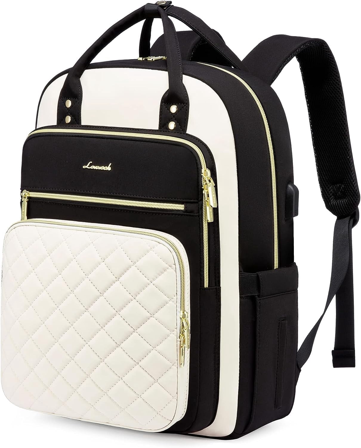 Lovevook Laptop Backpack Purses for Women,Nurse Teacher College Work Study Commuter Bag with 15.6 inch Laptop Compartment,Lightweight Travel Casual Daypacks With USB Port