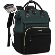 Lovevook Laptop Backpack for Women,Quilted Fashion Nurse Teacher Work Backpack Purses,Water-Resistant Travel Computer Bag for College Office Ladies Fit 15.6" Laptop