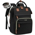 thumbnail image 1 of Lovevook Laptop Backpack for Women,Quilted Fashion Nurse Teacher Work Backpack Purses,Water-Resistant Travel Computer Bag for College Office Ladies Fit 15.6" Laptop, 1 of 8