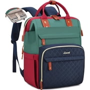 Laptop Backpack for Women,Quilted Fashion Nurse Teacher Work Backpack Purses,Water-Resistant Travel Computer Bag for Col