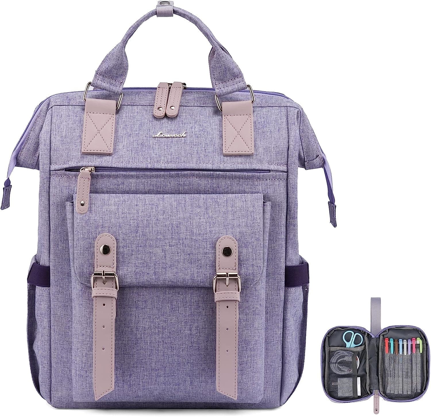 Lovevook Laptop Backpack for Women 15.6",Cute Work Travel Commuter Daypack,Nurse Doctor Teacher Backpack Purses College Computer Bookbag