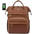 thumbnail image 1 of Lovevook Laptop Backpack for Women 15.6",Pu Leather Travel Backpack Purses with USB Port,Teacher Nurse Carry-on Work Daypack College Computer Bookbag, 1 of 9