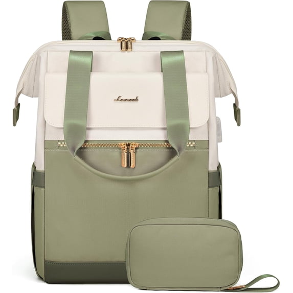Lovevook Laptop Backpack for Women 15.6 inch, Fashion Women Laptop Work Bag, College Teacher Nurse Backpack Purse