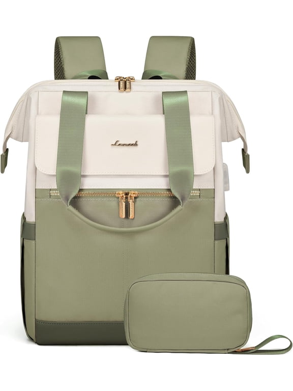 Laptop Backpack for Women 15.6 inch, Fashion Women Laptop Work Bag, College Teacher Nurse Backpack Purse