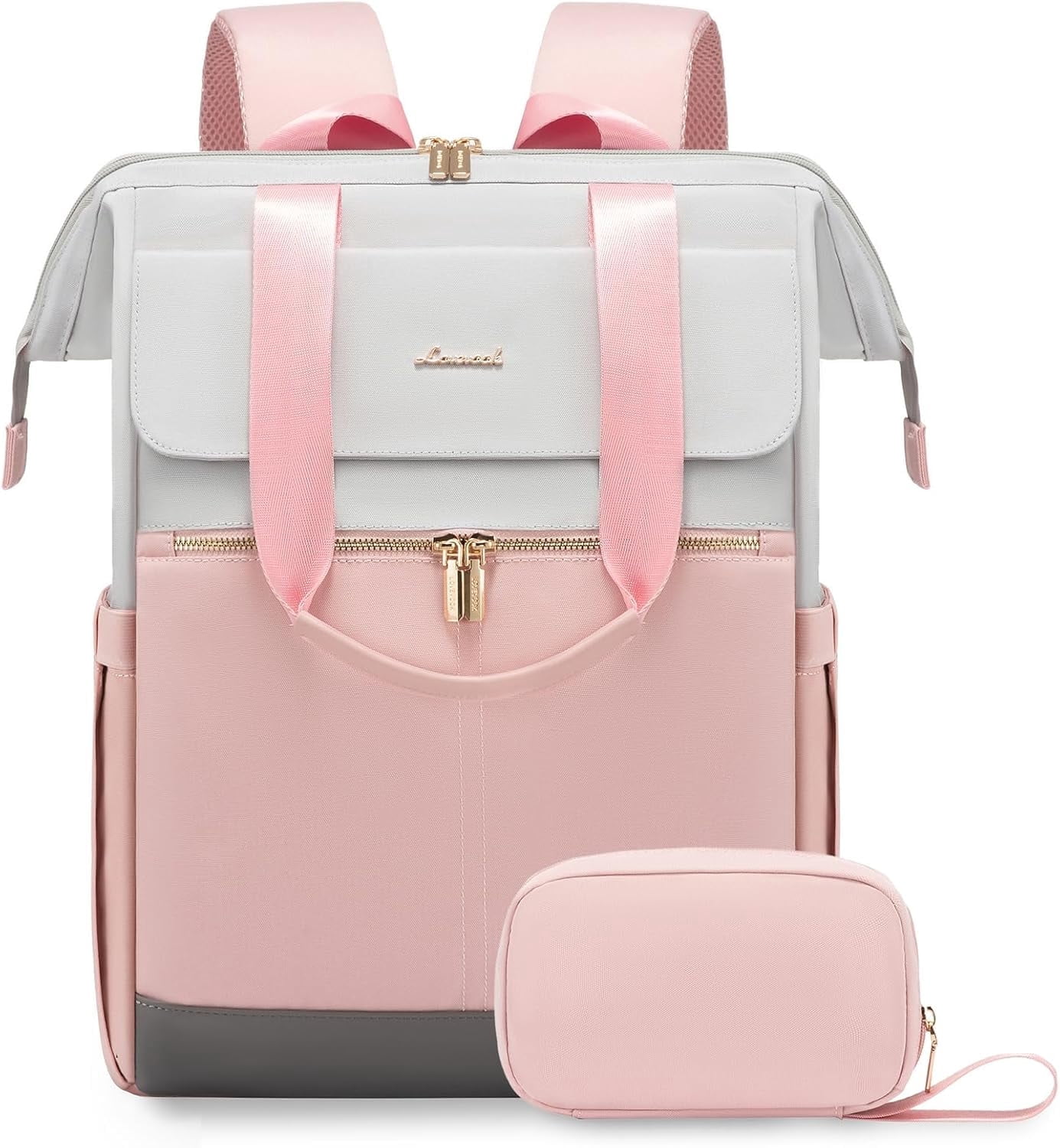 Lovevook Laptop Backpack for Women 15.6 inch, Fashion Women Laptop Work Bag,Teacher Nurse Backpack Purse