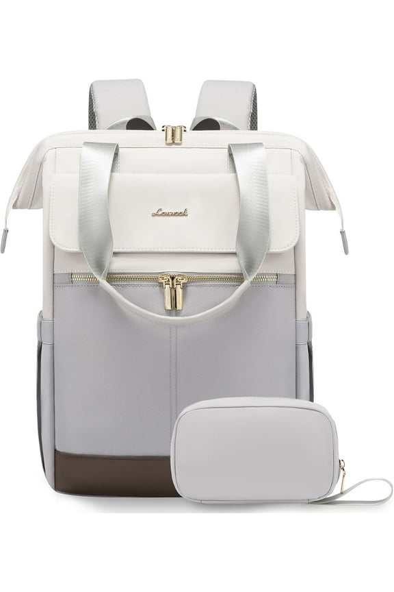 Laptop Backpack for Women 15.6 inch, Fashion Women Laptop Work Bag, College Teacher Nurse Backpack Purse