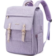 Lovevook Laptop Backpack for Women, Vintage Teacher College Nurse Work Computer Bag Fit 15.6" Laptop with USB Port, Waterproof Travel Backpack Purses
