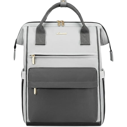 Lovevook Laptop Backpack for Women, Vintage Teacher College Nurse Work Computer Bag Fit 15.6" Laptop with USB Port, Waterproof Travel Backpack Purses