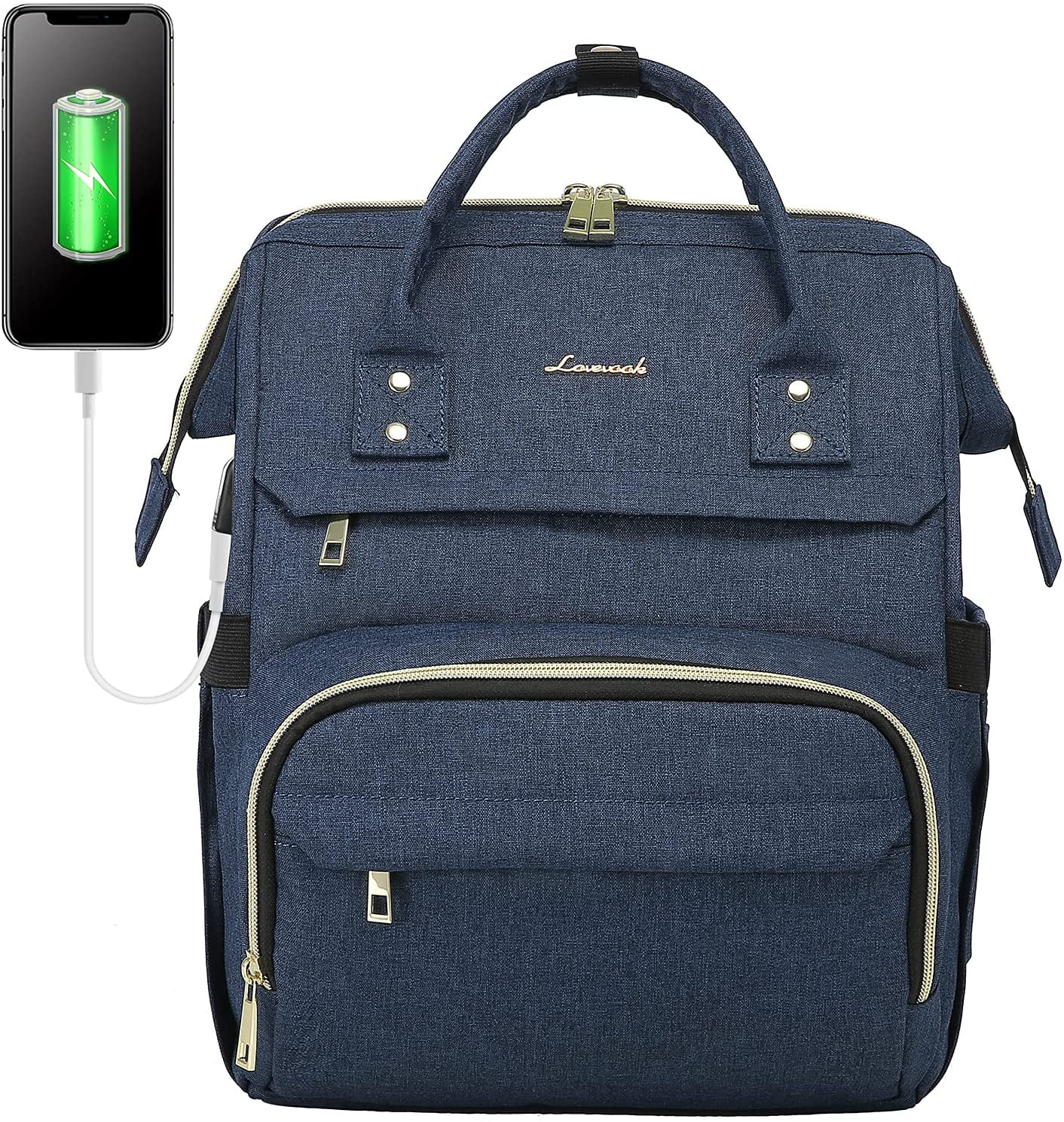 Lovevook Laptop Backpack for Women, Waterproof Travel Laptop Backpack ...